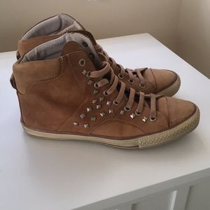 Steve Madden leather high tops